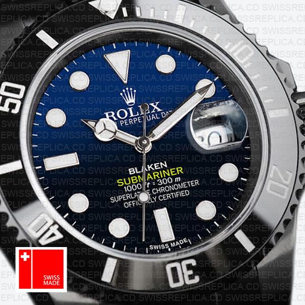 Rolex Bamford Submariner Ceramic Date Spirit (Blue) Black Dial replica  watch - Replica Magic Watch